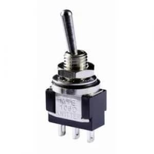 Image of Toggle switch 250 V AC 3 A 1 x OnOffOn Knitter Switch