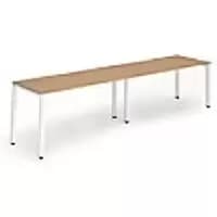 Image of dynamic Computer Desk Evolve Plus BR216BCHW Beech 3200 mm x 800 mm x 730 mm