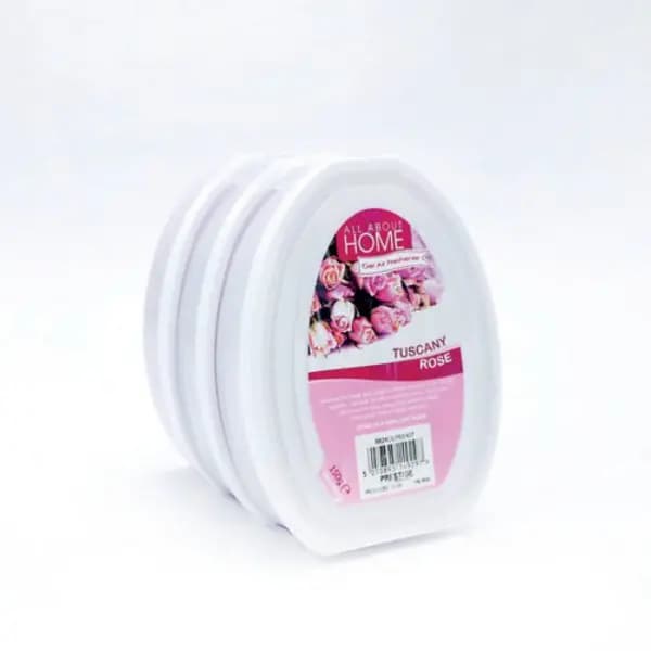 Image of All About Home Gel Air Freshener Tuscany Rose 150g (Pack of 3) 1008296 1008296