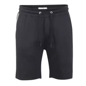 Image of Duke Mens Andover D555 Side Panels Kingsize Shorts (4XL) (Black/Charcoal Grey Marl)