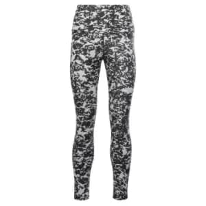 Image of Reebok Lux 2.0 Speckle Modern Safari Leggings Womens - Black