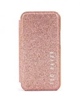 Image of Ted Baker Glitter Folio Case For iPhone 12 Pro Max