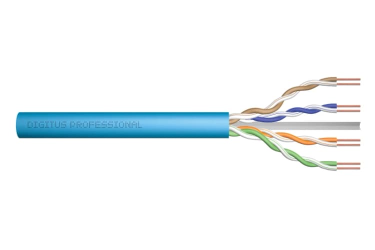 Image of Digitus CAT 6A U/UTP installation cable. 305 m. simplex. Eca
