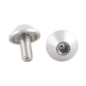 Image of ETC Alloy Bolts Coloured Socket Head (4) M5 x 15mm Silver
