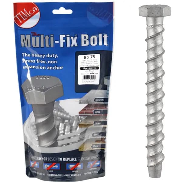 Image of Multi Fix Bolt Hex Head Concrete Screws MF875B Diameter: 8mm