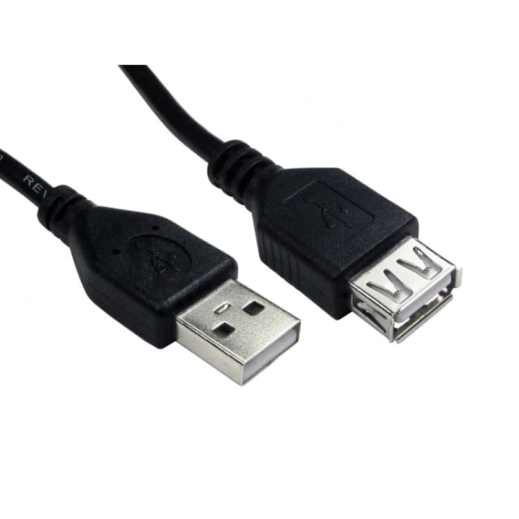 Image of Cables Direct Cables Direct 99CDL2-020ST USB cable USB 2.0 0.12 m USB A Black 99CDL2-020ST