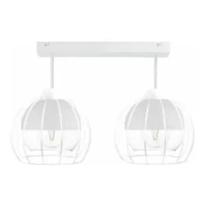 Image of Keter Solo Semi Flush Light White, 50cm, 2x E27