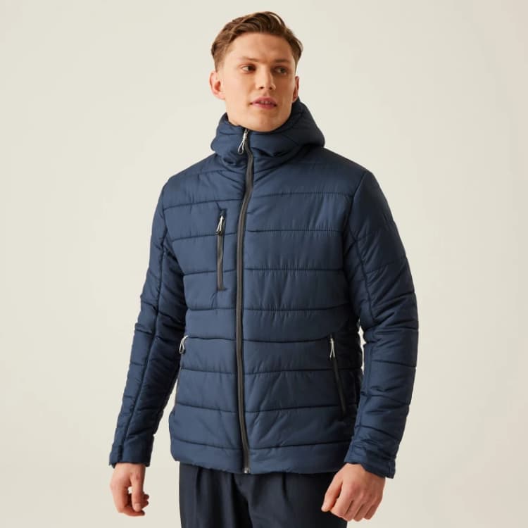 Image of Regatta Regatta Men 'Navigate' Thermal Jacket in Navy Size: Small Navy S Male 5063019155135
