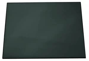 Image of Durable Black Desk Mat With Transparent Overlay 520x650mm 720301