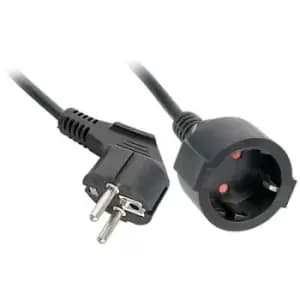 Image of LINDY 30244 Current Cable extension Black 3 m