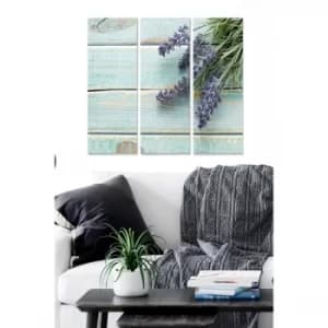 Image of MDF13373 Multicolor Decorative MDF Painting (3 Pieces)