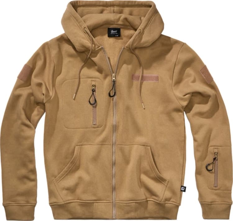 Image of Brandit Tactical Sweat Jacket, beige, Size M for Men
