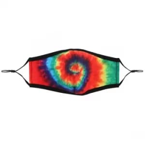Image of Rainbow Tie Dye Face Mask