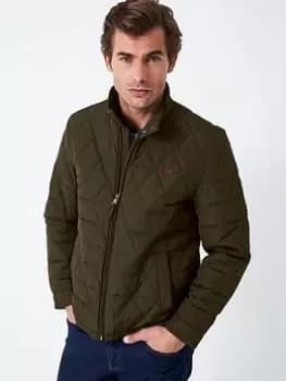 Image of Crew Clothing Chiswick Jacket, Khaki Size XL Men