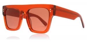 Image of Stella McCartney SC0119S Sunglasses Orange 003 51mm