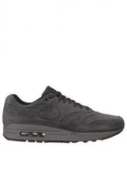 Image of Nike Air Max 1 Premium GreyBlack Size 10 Men