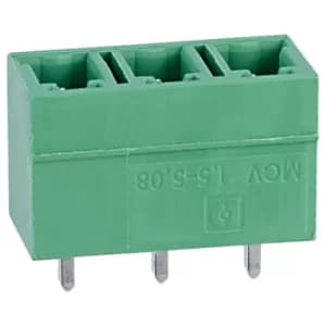Image of Phoenix Contact 1836309 MCV 1,5/ 3-G-5,08 3 Way Terminal Block Hea...
