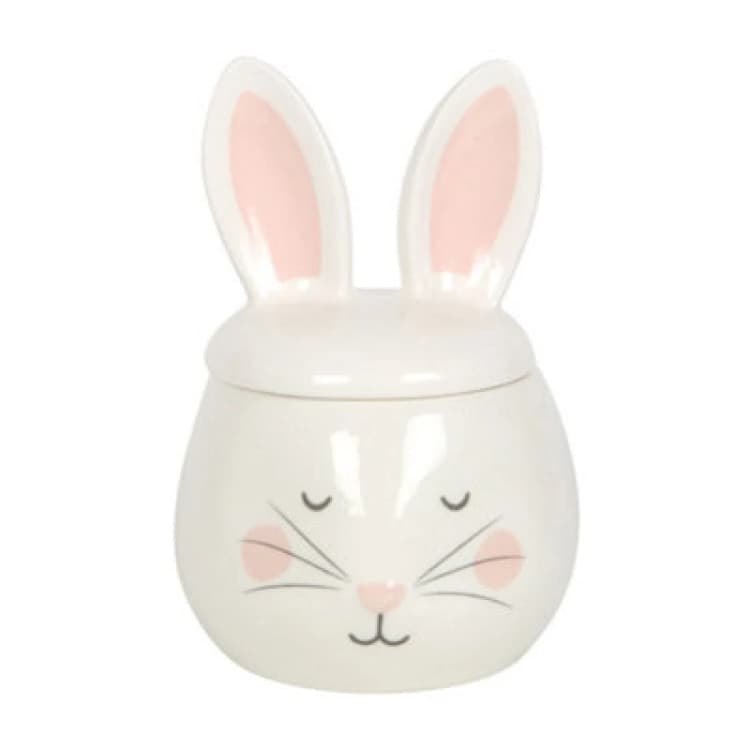 Image of Something Different Something Different Bunny Face Oil Burner in White White One Size Unisex 5063470535897