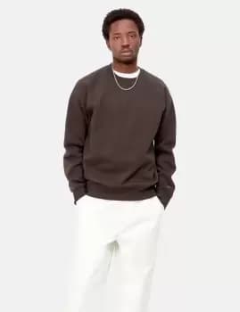 Image of Carhartt-WIP Chase Sweatshirt - Dark Umber Brown