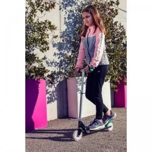 Image of Funbee Kids Two Wheel Inline Foldable Scooter with Flashing LED Wheels