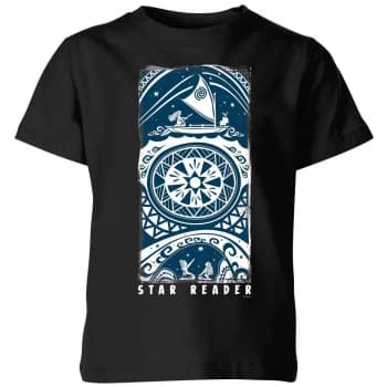 Image of Moana Star Reader Kids T-Shirt - Black - 11-12 Years