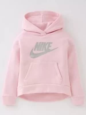 Image of Boys, Nike Futura Fleece Hoody, Pink, Size 2-3 Years