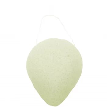 Image of brushworks Konjac Sponge - Green Tea