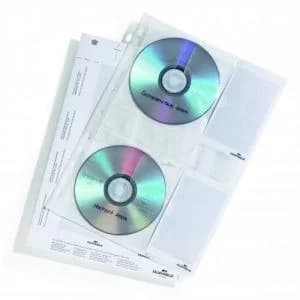 Image of Durable CDDVD Multi-Punched Pockets Pack of 5
