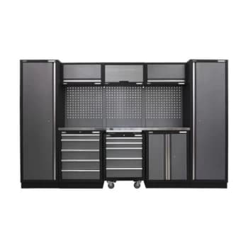 Image of Sealey - APMSSTACK03SS Modular Storage System Combo - Stainless Steel Worktop