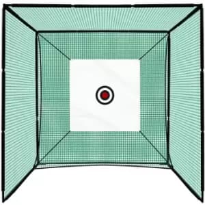 Image of Golf Practice Cage 10ft 3m Driving Range High Impact 25mm Mesh - Green