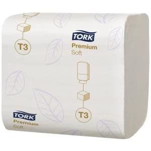 Image of Tork T3 Folded Toilet Tissue 2-Ply 252 Sheets Pack of 30 114273