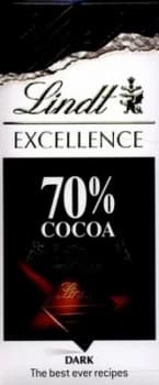Image of Lindt Excellence 70% cocoa by Chocoladefabriken Lindt Sprngli AG