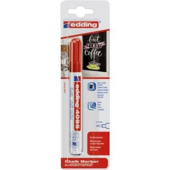 Image of edding Chalk Marker 4095 Round Red