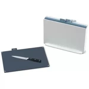 Image of Joseph Joseph Editions Index Large Chopping Board Set- Sky