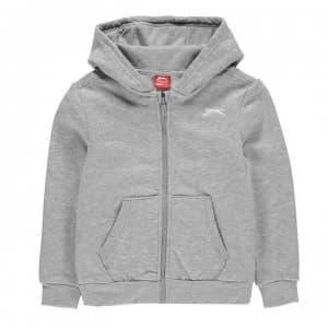 Image of Slazenger Zipped Hoody Junior - Grey Marl