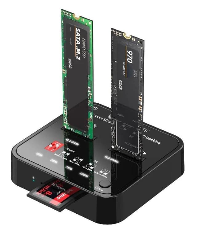 Image of CoreParts MS-CLONER-M2-SD media duplicator Black