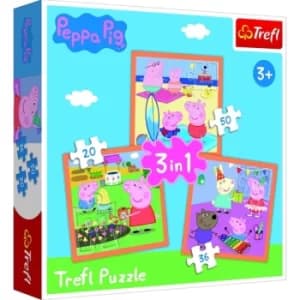 Image of Peppa Pig (3 in 1) Puzzle