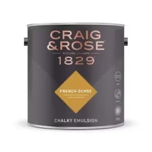 Image of Craig & Rose Chalky Emulsion French Ochre - 5L