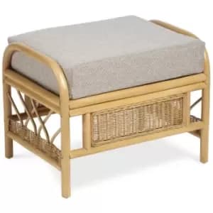 Image of Desser Viola Light Oak Footstool - Grade B
