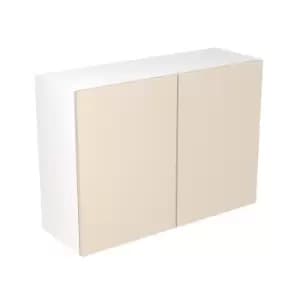Image of KitchenKIT Slab 100cm Wall Unit - Gloss Cashmere