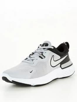 Image of Nike React Miler - Grey/Black, Size 8, Men