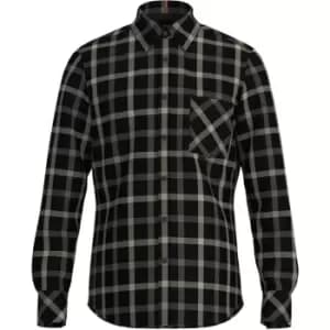 Image of Boss Boss Long Sleeve Shirt Mens - Black