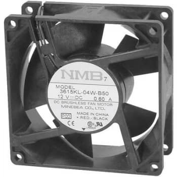 Image of Axial fan 24 Vdc 93 m3h L x W x H 92 x 92 x 25mm NMB Minebea