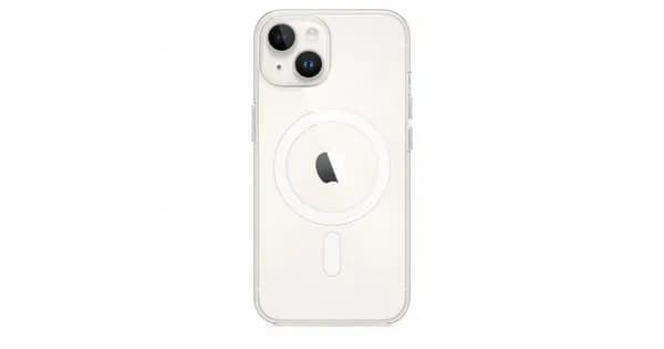 Image of Apple - Back cover for mobile phone - MagSafe compatibility - polycarbonate - clear - for iPhone 14 MW5Q3ZM/A