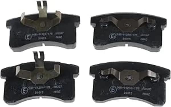 Image of Blue PRINT ADD64227 Brake pad set Front Axle with piston clip, with anti-squeak plate DAIHATSU: CUORE 4 Brake Pad Set, disc brake (402)