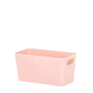 Image of Wham Studio 6.01 Blush Plastic Nestable Storage Basket (H)100mm (W)100mm