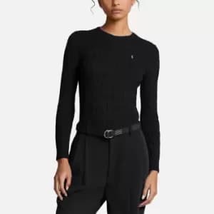 Image of Polo Ralph Lauren Julianna Cable-Knit Cotton Jumper - XS