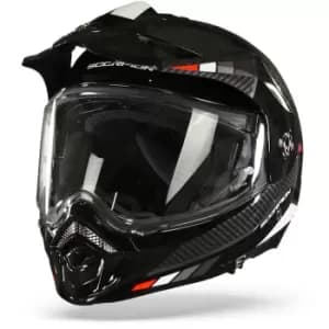 Image of Scorpion Adx-2 Camino Black-Silver-Red 2XL