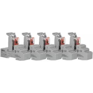 Image of Wago - 858-507 115VAC 5A 4PDT-CO din Rail Mountable Relay Module