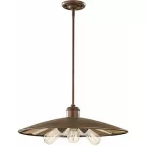 Image of Loops - 3 Bulb Ceiling Pendant Light Fitting Astral Bronze LED E27 60W Bulb